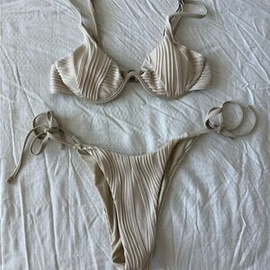 Amazon Cream Bikini Set